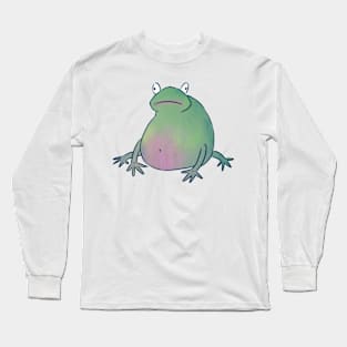 Fat frog sitting Long Sleeve T-Shirt